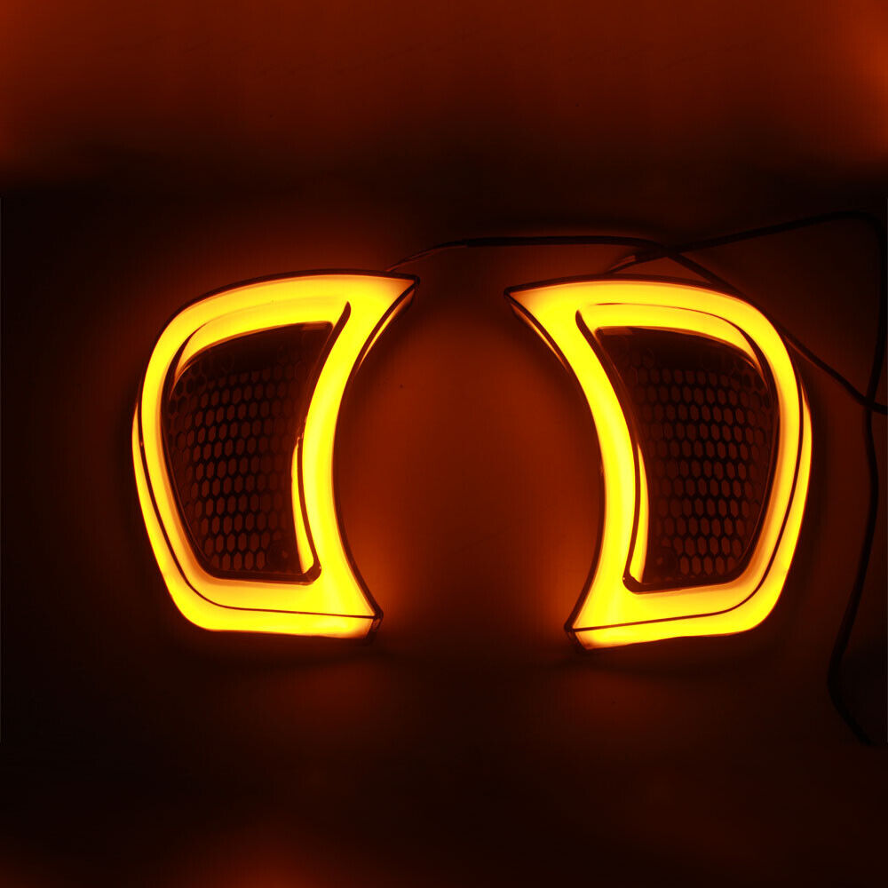 Fairing Vent Side Amber LED Turn Signals Light For Road Glide 2015-2013 Plug&Play