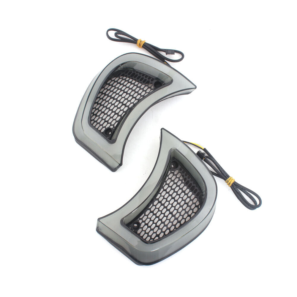 Fairing Vent Side Amber LED Turn Signals Light For Road Glide 2015-2013 Plug&Play