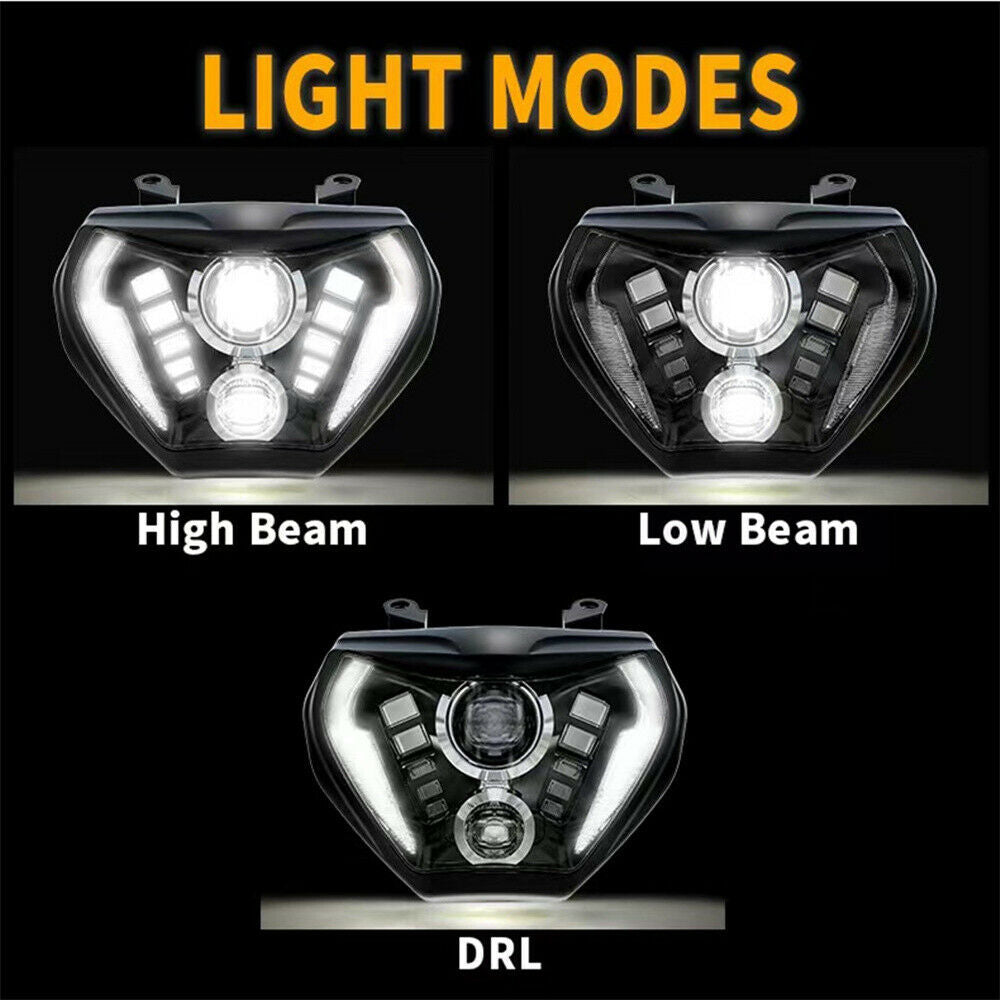 LED Headlight Assembly w/DRL for Yamaha MT09 FZ09 2014 2015 2016