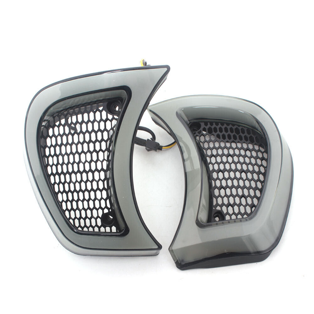 Fairing Vent Side Amber LED Turn Signals Light For Road Glide 2015-2013 Plug&Play