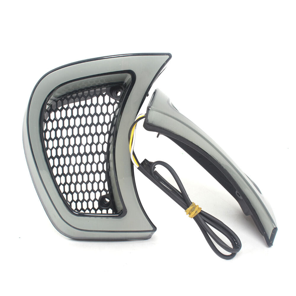 Fairing Vent Side Amber LED Turn Signals Light For Road Glide 2015-2013 Plug&Play