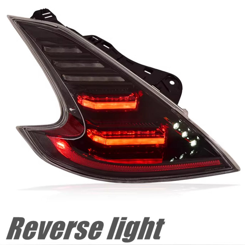 For Nissan 370Z Fairlady Z34 2009-2021 Car LED Tail Lights with Brake Lamp Turn Signal