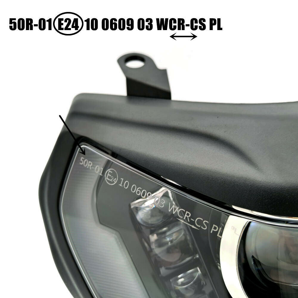 LED Headlight Assembly w/DRL for Yamaha MT09 FZ09 2014 2015 2016