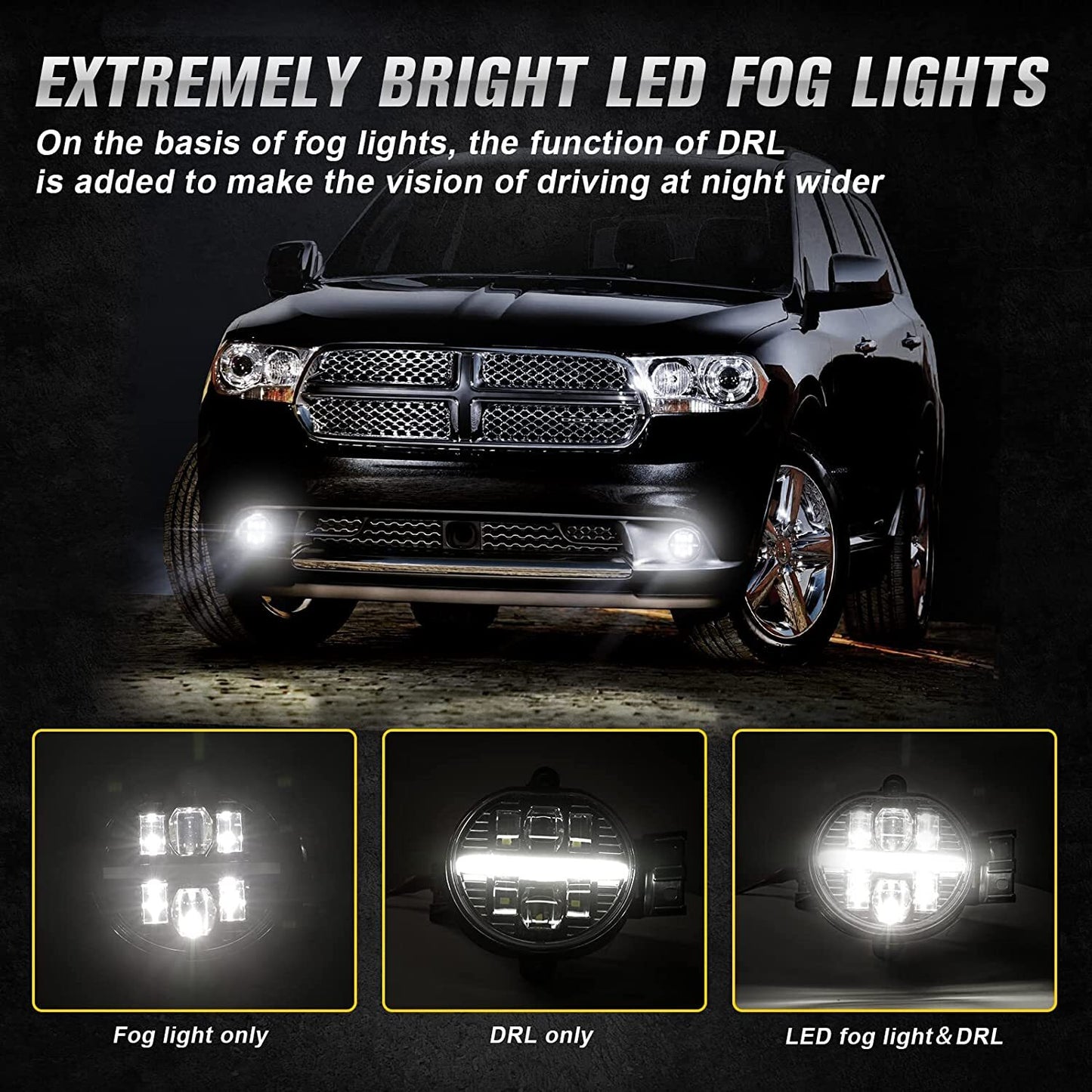 Stoßfänger LED Nebelscheinwerfer für 02-08 Dodge Ram 1500 03-09 Ram 2500 3500