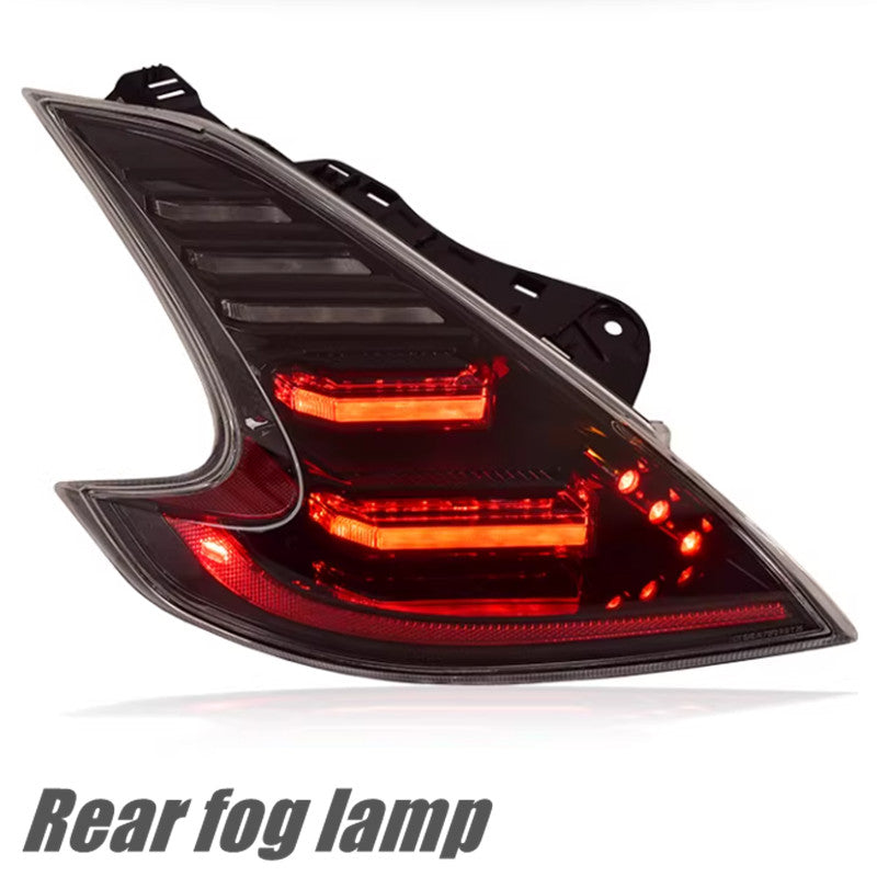 For Nissan 370Z Fairlady Z34 2009-2021 Car LED Tail Lights with Brake Lamp Turn Signal