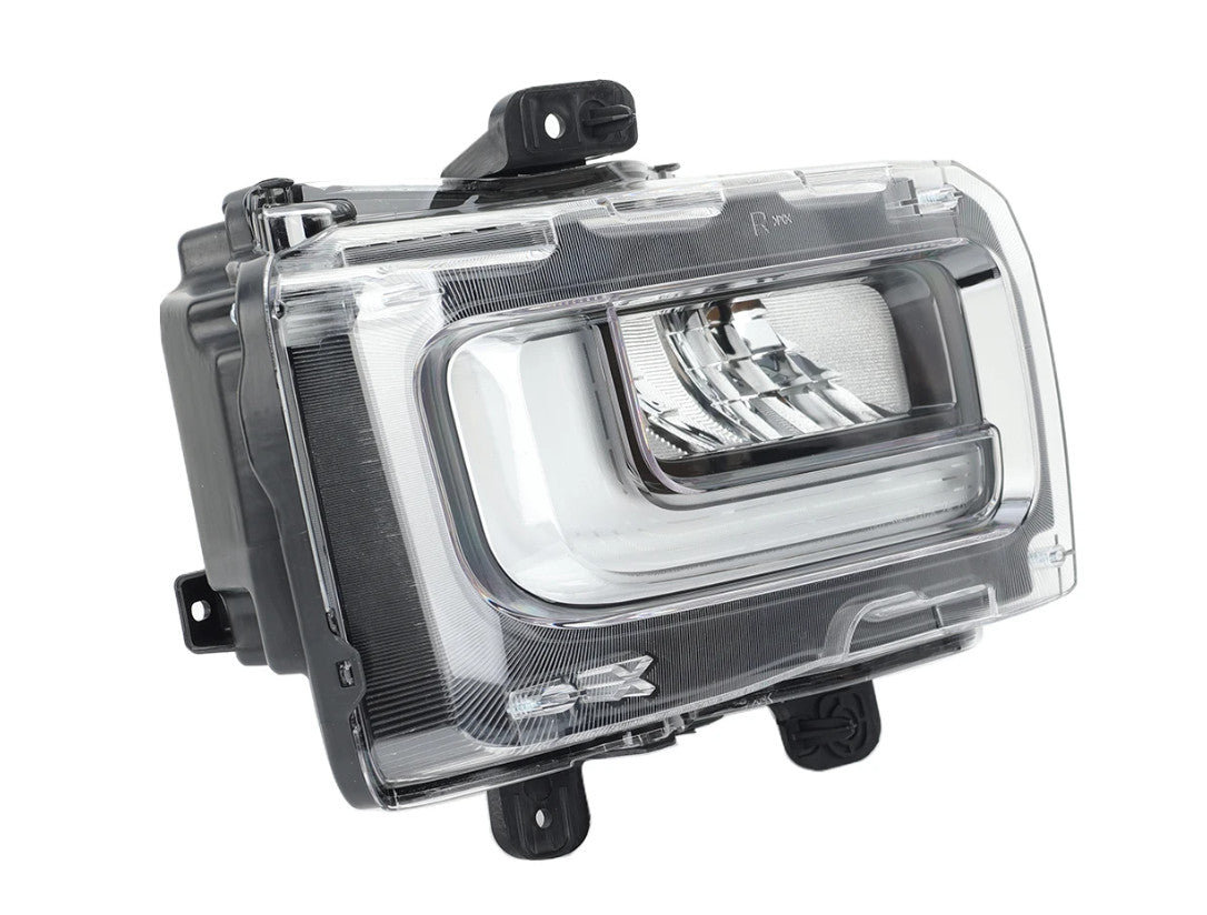 For Ford F150 2024 2025 LED Front Bumper Fog Lights with White DRL Amber Turn Signal