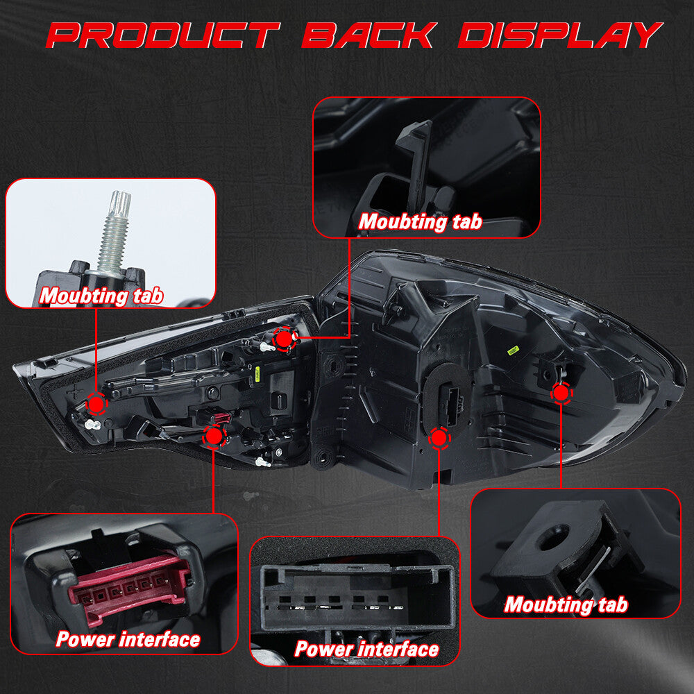 Rear LED Tail Lights Brake Lamp for BMW X3 F25 G01 G08 2018-2021 4PCS