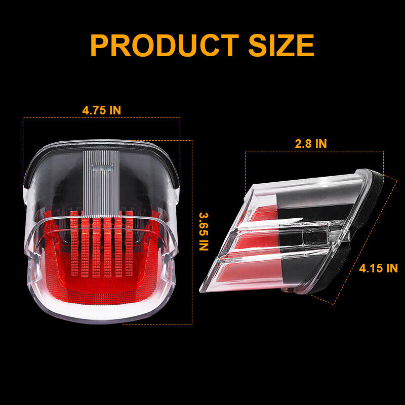 26W LED Tail Light Brake LED License Plate Lamp LED Signal light DRL For Harley