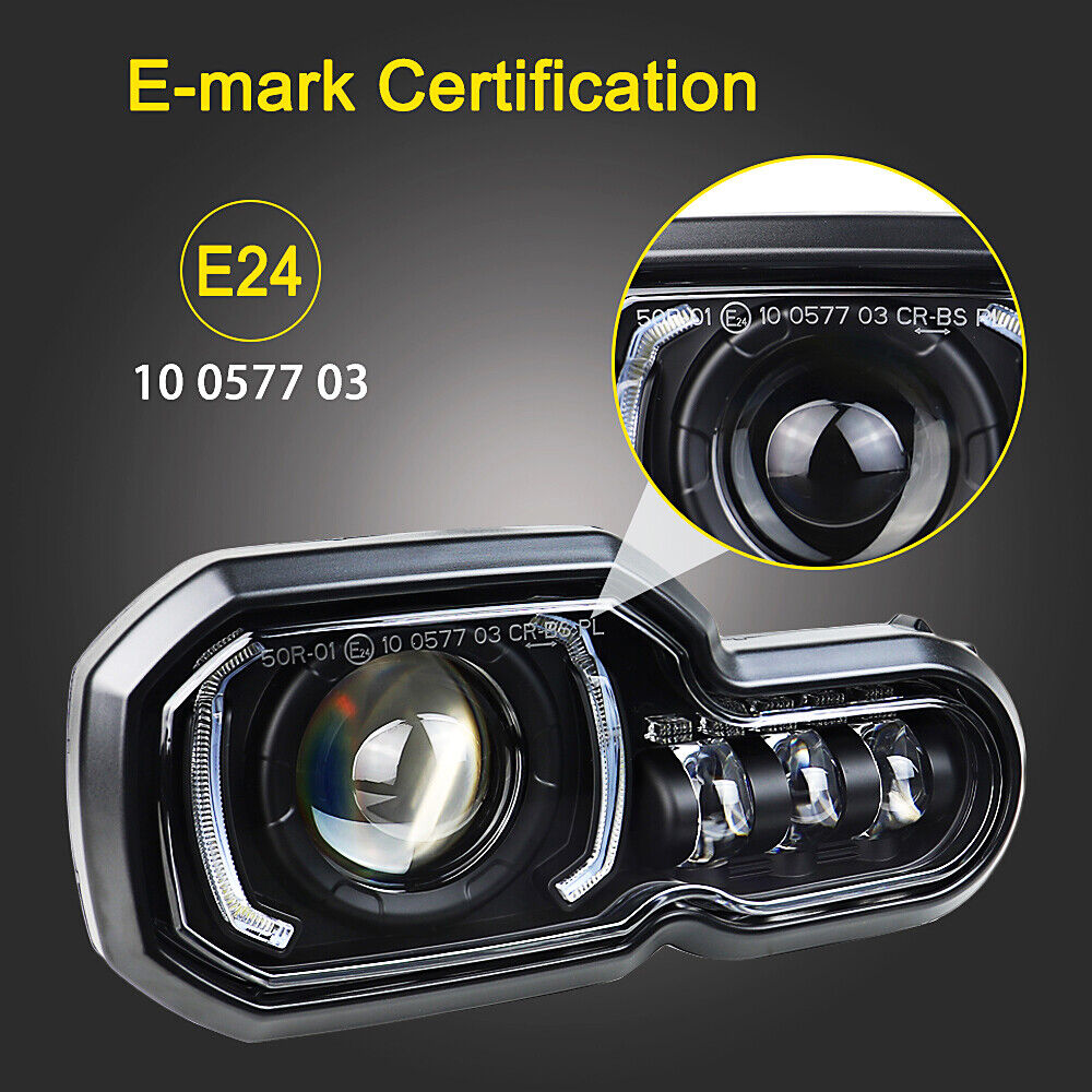 LED Headlight High/Low beam DRL for BMW F650GS/F700GS/F800GS F800ADV F800R