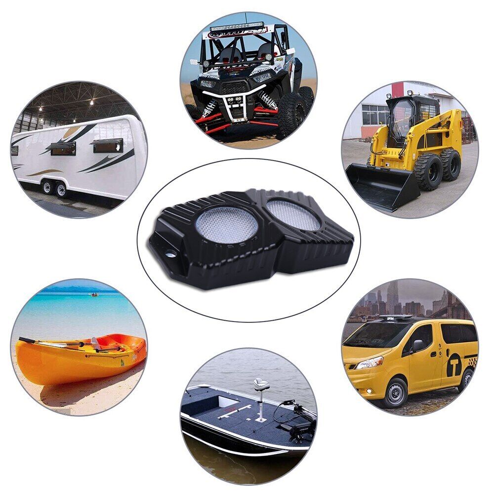 Multi-color Led Rock Light kit App Remote Control for Car Truck UTV RZR Off Road