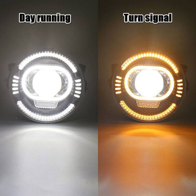 7 Inch LED Headlight 50W High Low Beam DRL RGB Bluetooth App Control For Jeep