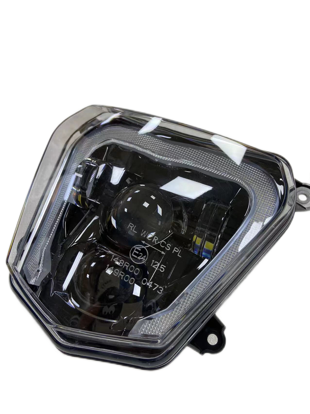 E-24 Approved LED Headlight Assembly High Low Beam DRL For KTM Duke 690 2012-2019