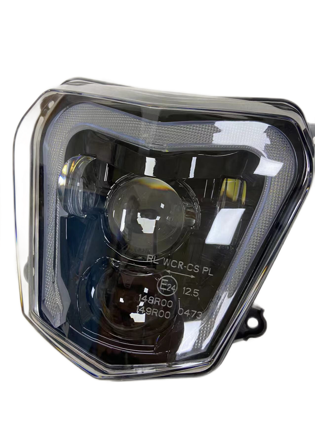 E-24 Approved LED Headlight Assembly High Low Beam DRL For KTM Duke 690 2012-2019