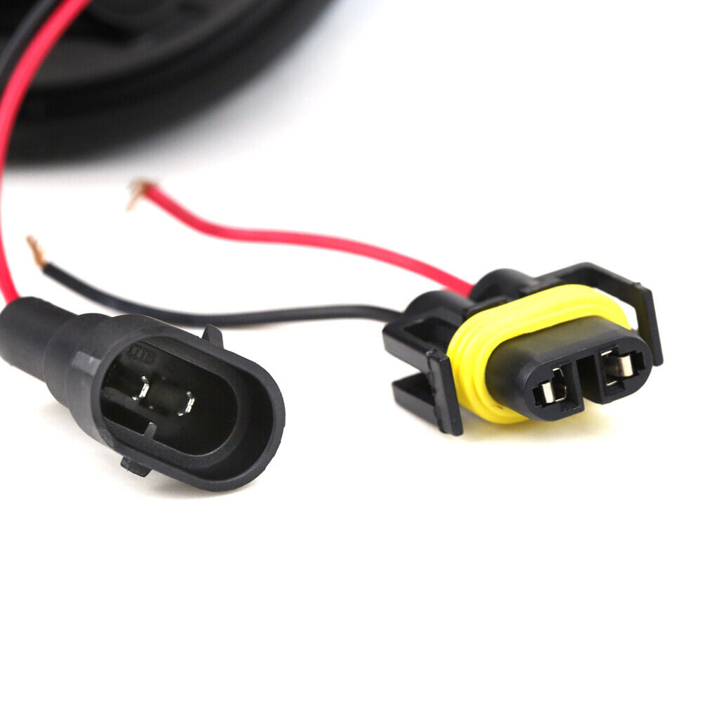 Pair 4 1/2 inch LED Passing Light 4.5'' LED Fog Light Lamps for Harley Touring