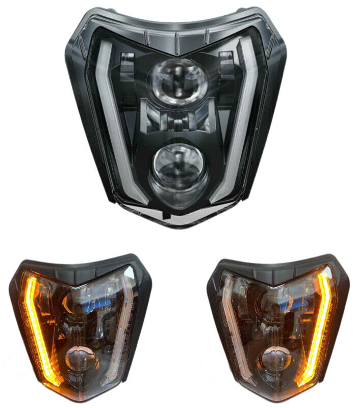 LED Headlight Blink Turn signal For KTM 17-23 EXC XCW 250 350 450 500 SMC-R 690