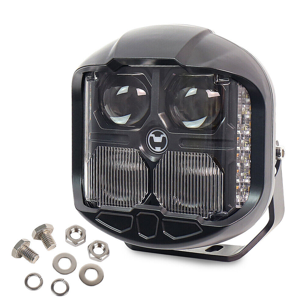 6 inch 55W LED Work Light Pods Spot Flood Combo Fog Lamp Offroad Driving Car