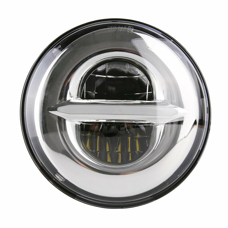 7"LED Projector Headlight + Passing Lights For Harley Touring Electra Glide