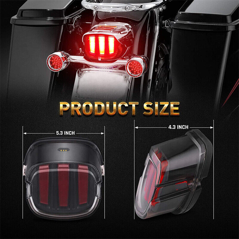 LED Tail Light Brake Turn Signal Light for Harley Touring Dyna Glide Sportster