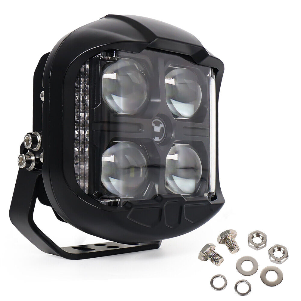 6 inch 55W LED Work Light Pods Spot Flood Combo Fog Lamp Offroad Driving Car