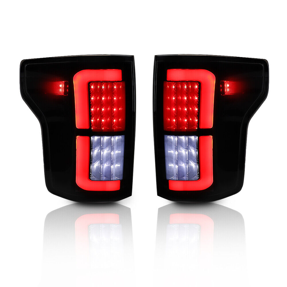 Smoke LED Tail Lights Lamps RH & LH for Ford F150 F-150 Pickup XL XLT 2018-2020