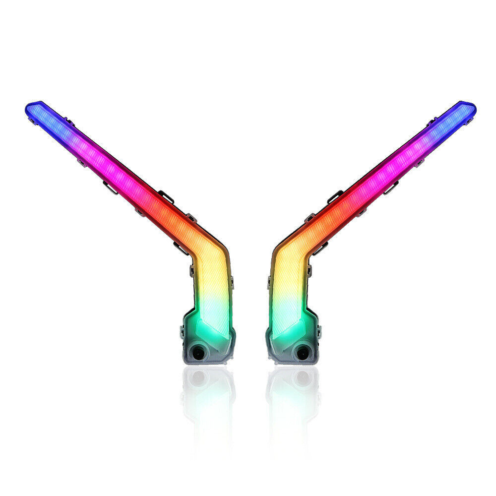 LED Front Signature Light Turn Signal Lights RGB For Can-Am Maverick X3 XDS 2017