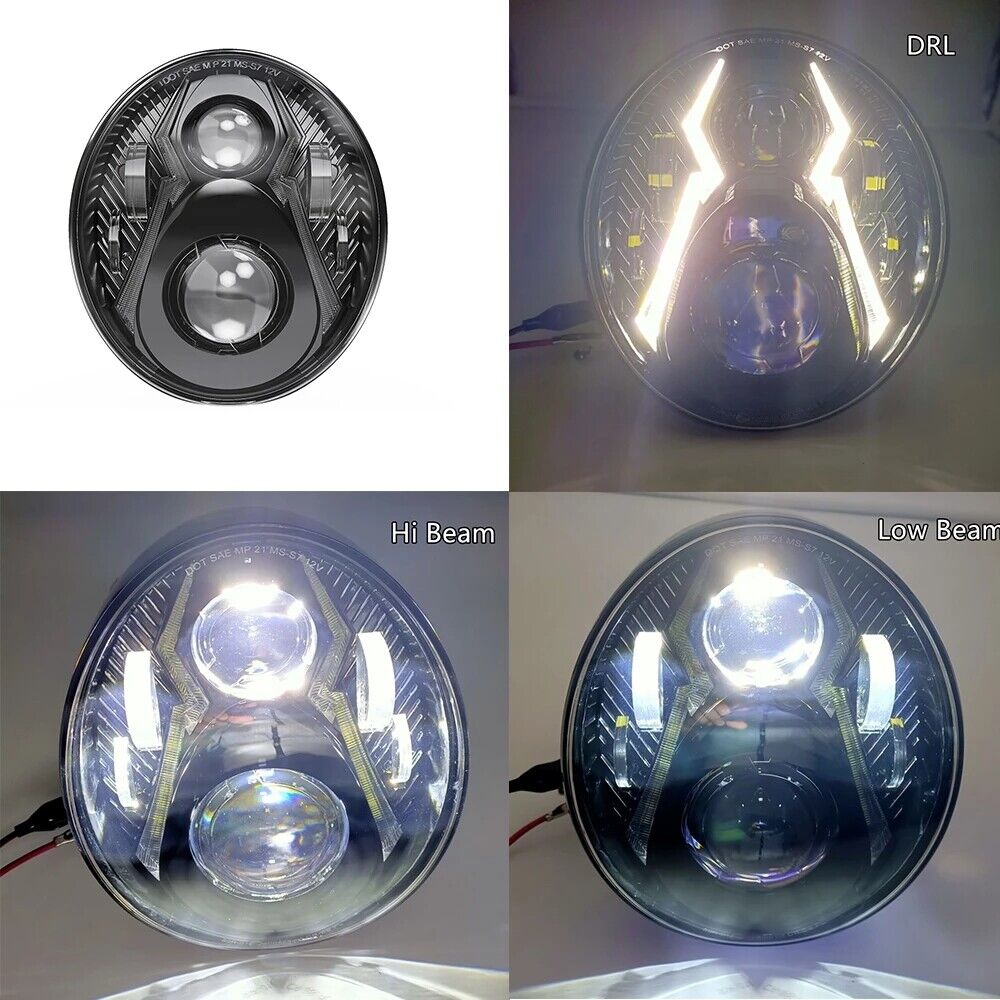 LED Headlight with DRL Headlamp For Harley Davidson Softail Breakout 2018 UP