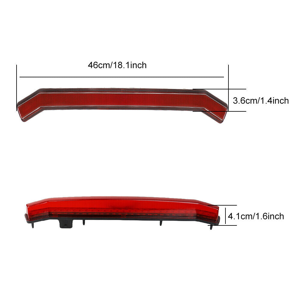 Rear LED Center Tail Light Red Brake Light For Polaris RZR XP 1000/Turbo 2019-22