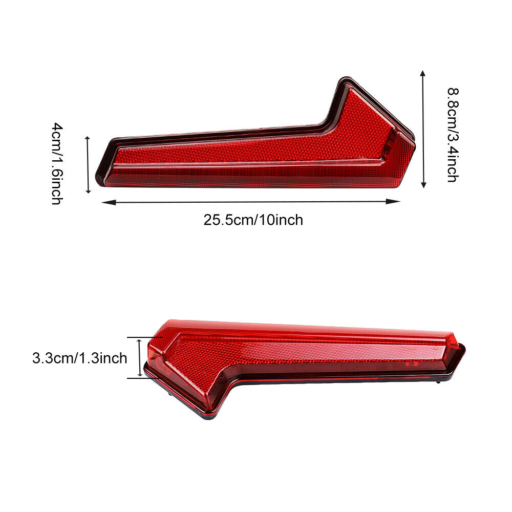 Rear LED Center Tail Light Red Brake Light For Polaris RZR XP 1000/Turbo 2019-22