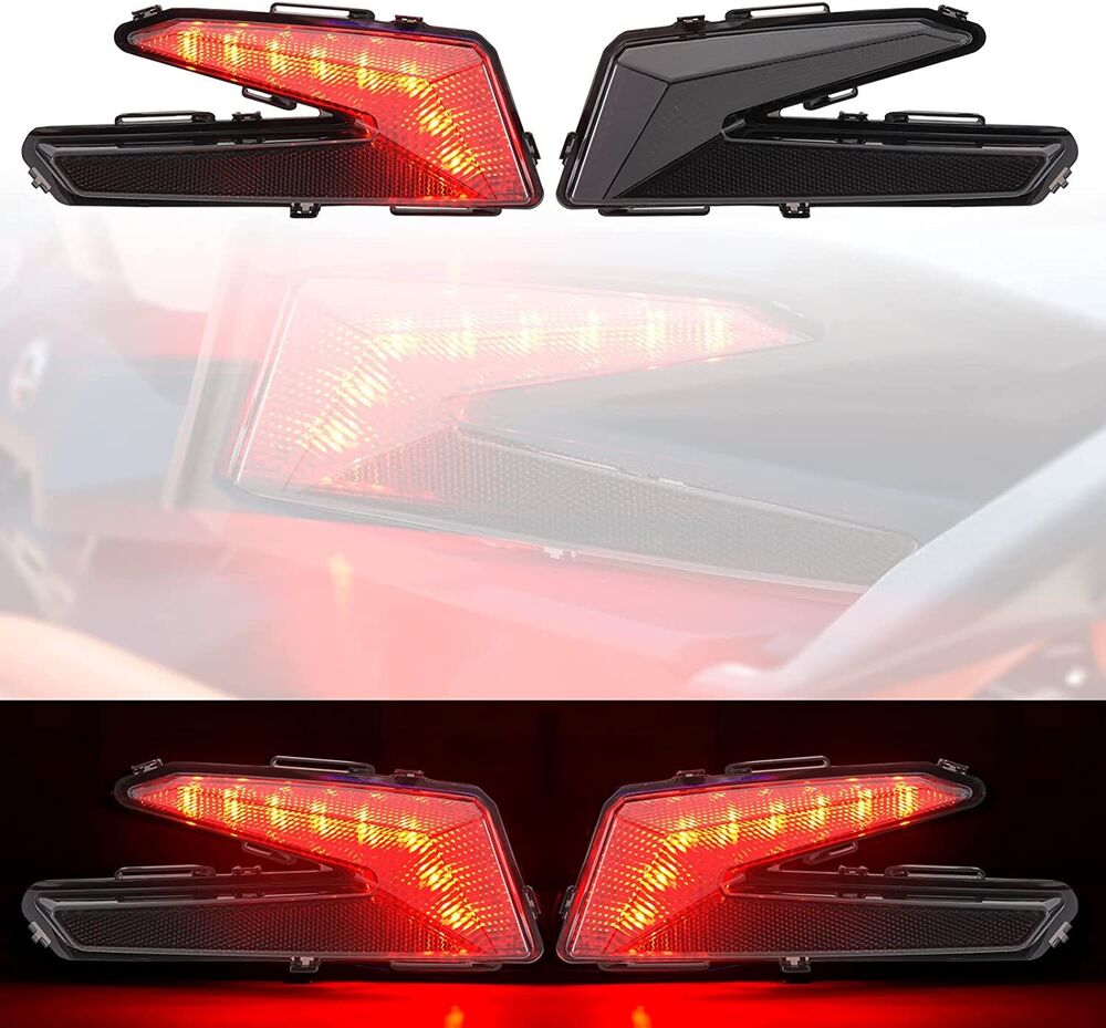For Can-Am 2017-21 Maverick X3 Turbo R Black Smoke LED Tail Lights 710004744