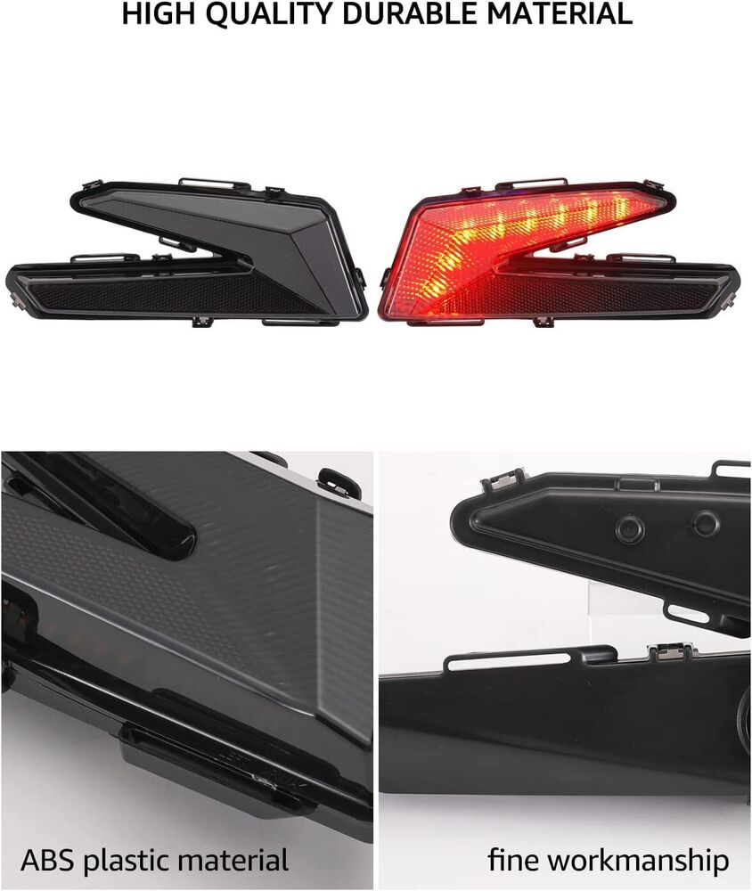 For Can-Am 2017-21 Maverick X3 Turbo R Black Smoke LED Tail Lights 710004744