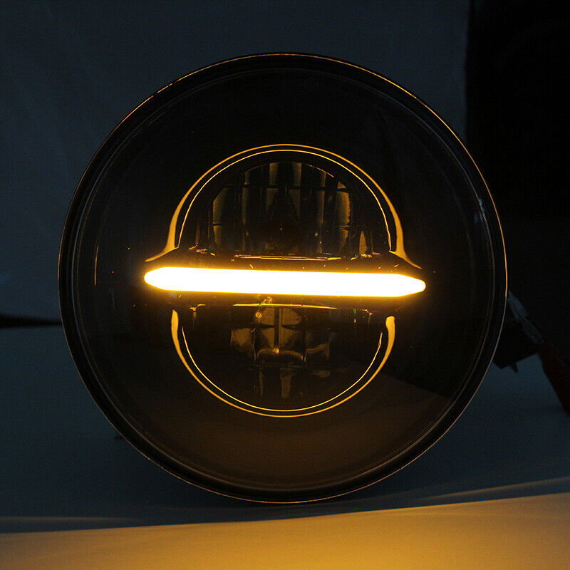 7'' 50W LED Hi/Lo Headlight DRL Turn Signal Lamp For Jeep Wrangler JK TJ CJ JKU