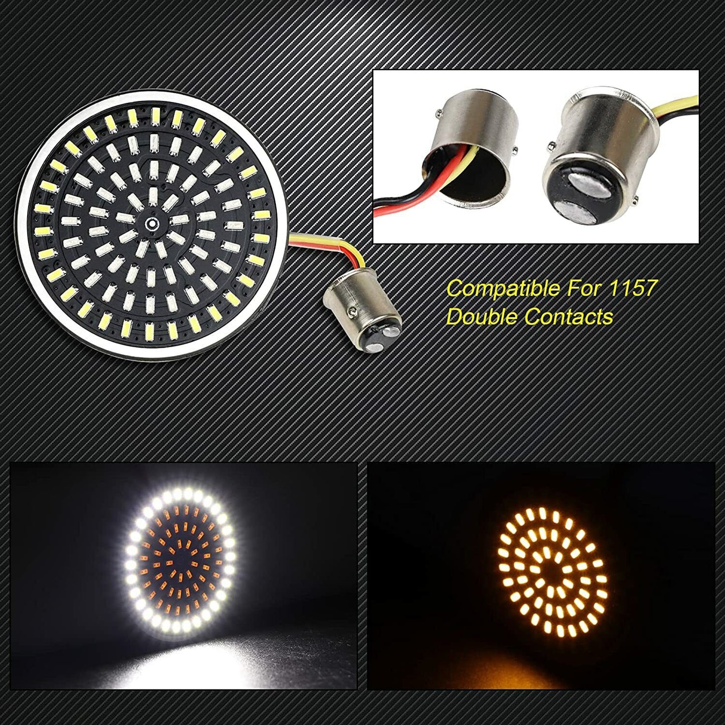 Led Turn Signal Light 1157 Bulb For Harley Touring Road Glide Limited