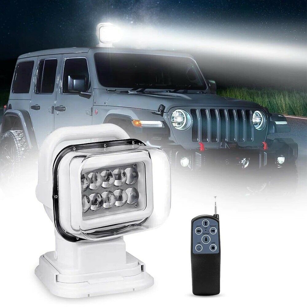 Portable Marine Searchlight Spotlight Wireless LED 12V for Boats Offroad Marine