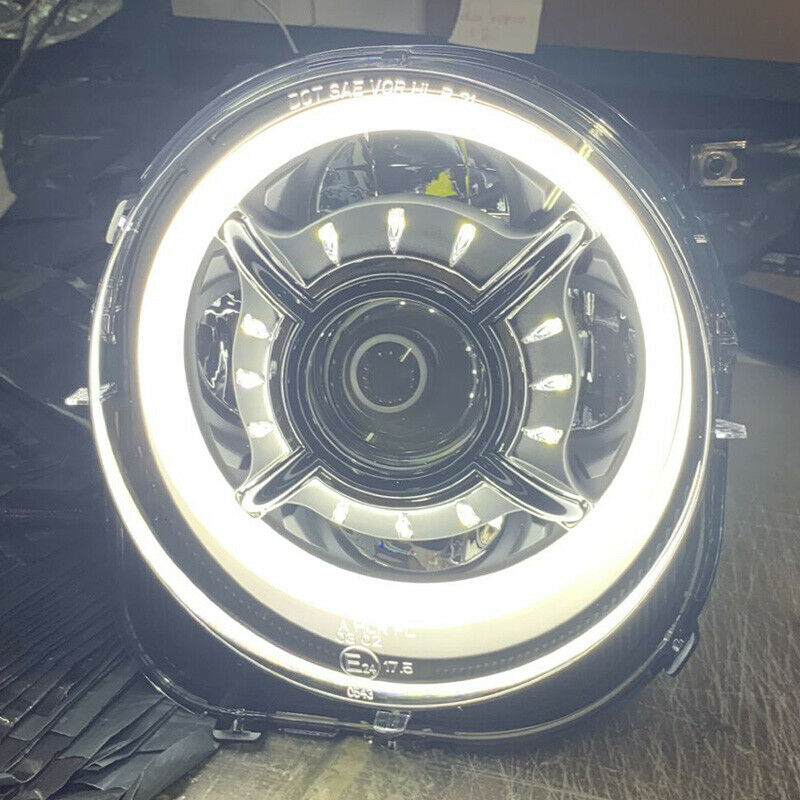 Plug and Play Led headlight Hi/Low beam with Halo For Jeep Renegade 2015-2022