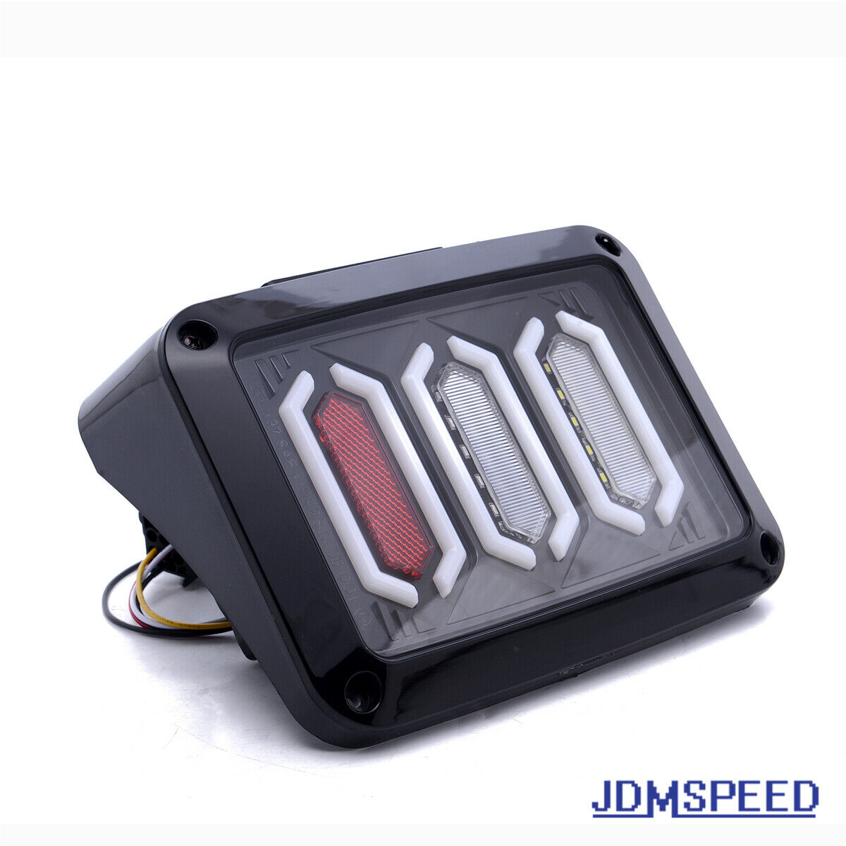 Pair LED Tail Light w/Turn Signal for Jeep Wrangler JKU JK Smoked Avenger 07-18