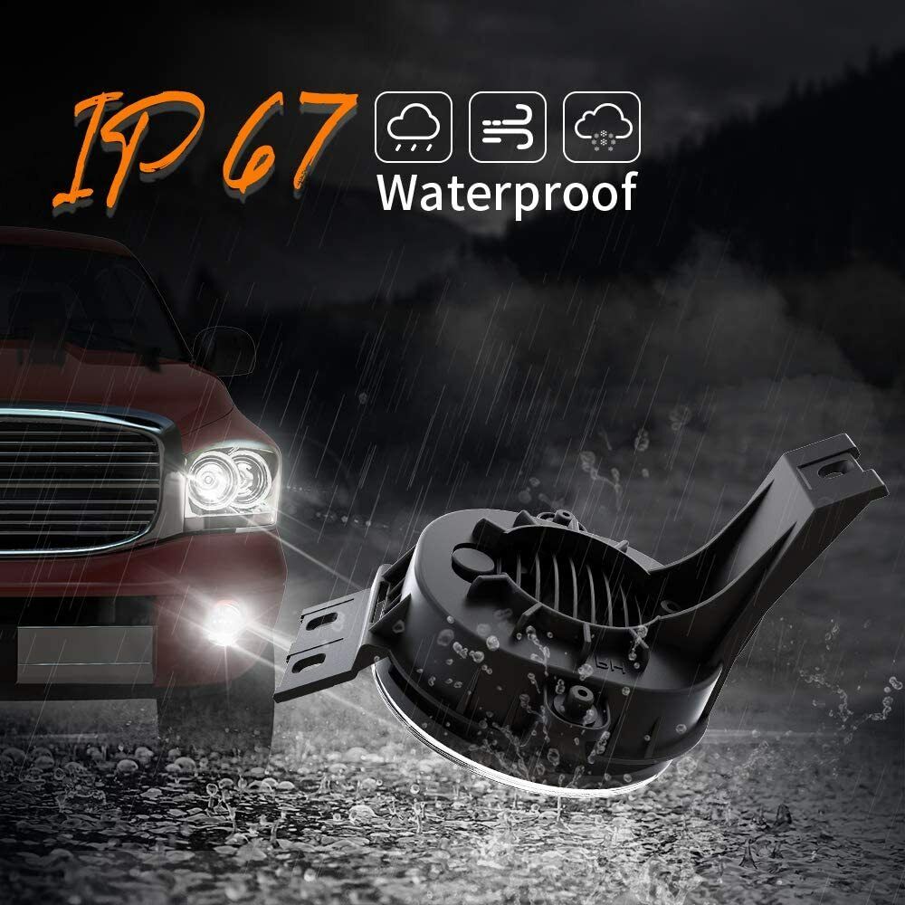 LED Fog Driving Lights Projector For Dodge Ram 1500 2500 3500 2002-2009 Pickup