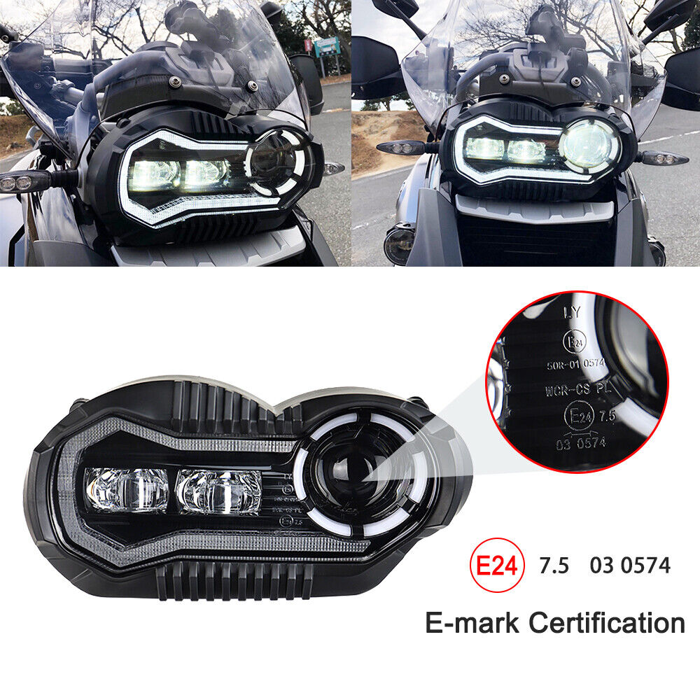 LED Headlight DRL For BMW R1200GS R 1200 GS 2004–2012 R1200GS ADV 2005-2013