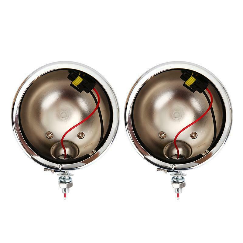 4 1/2 inch Chrome LED Passing Light Fog Light with Housing For Harley Touring
