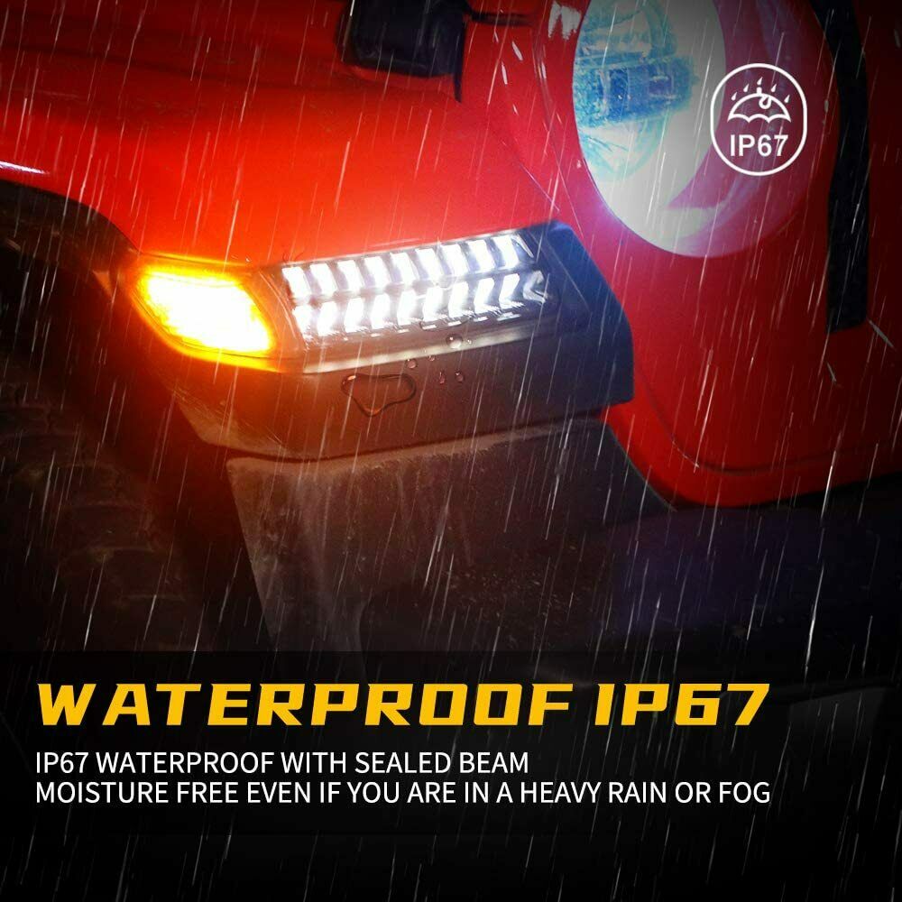 LED Fender Sequential Turn Signal Light Fit For Jeep Wrangler JL Rubicon 18-21