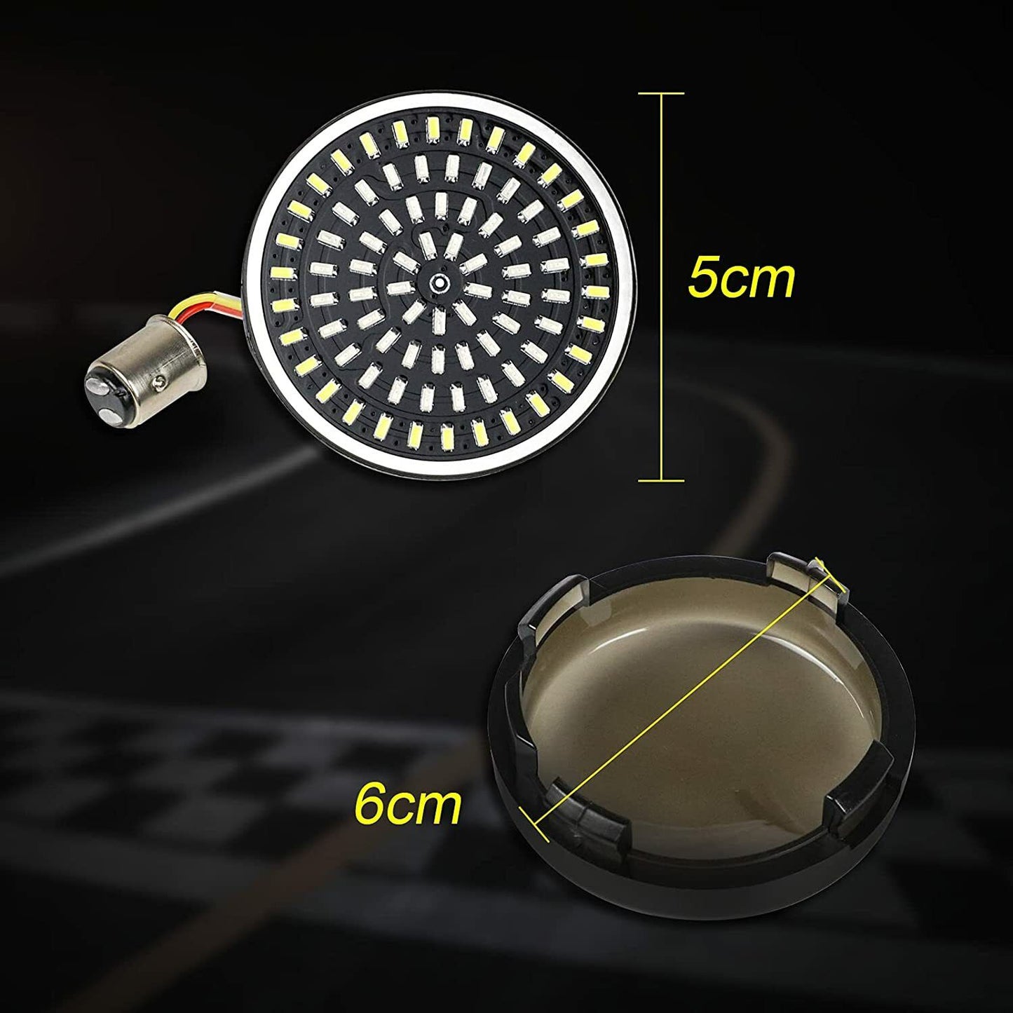 Led Turn Signal Light 1157 Bulb For Harley Touring Road Glide Limited