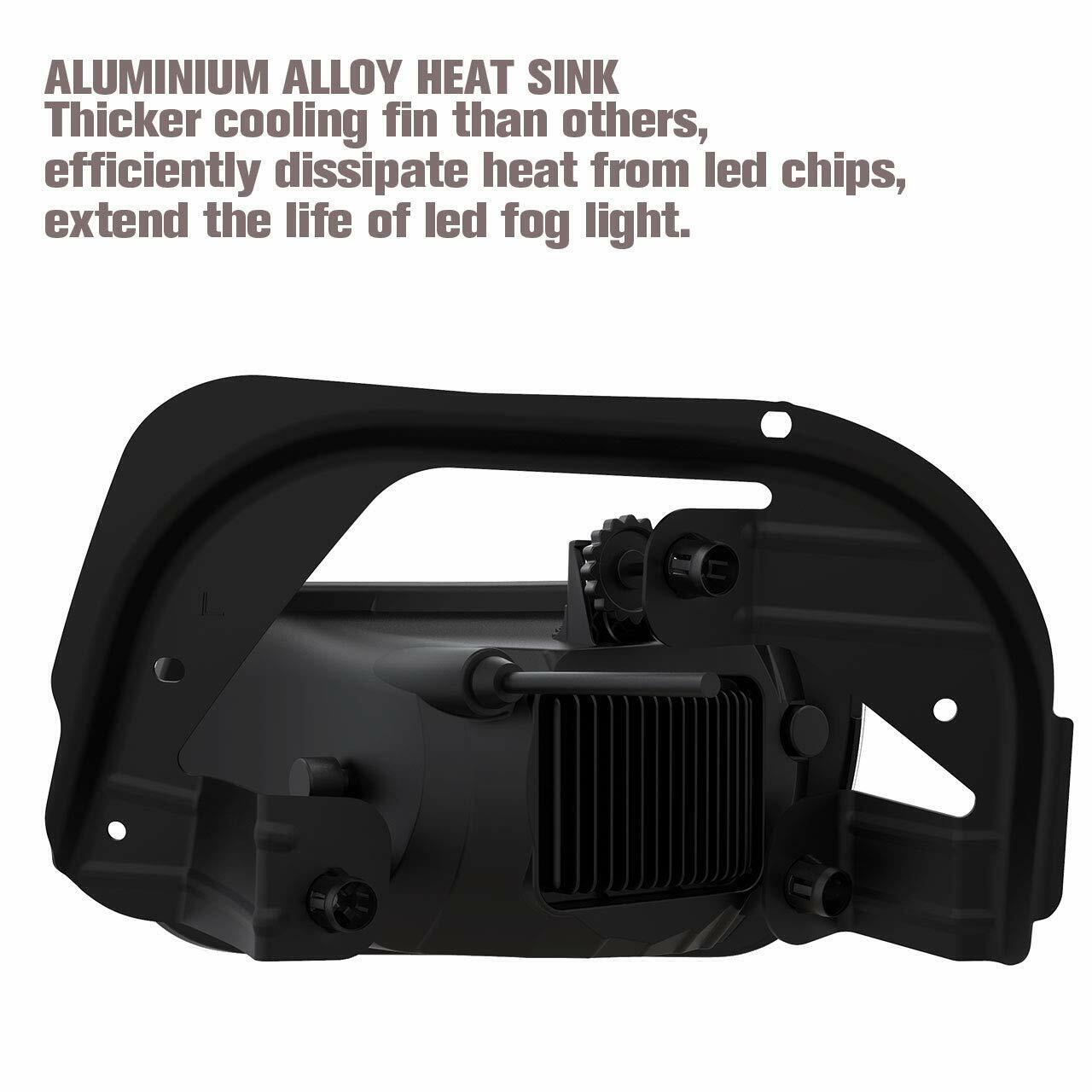 Bumper LED Fog Lights Lamp For 2010-2018 Dodge Ram 2500 3500 2009-2012 Ram 1500