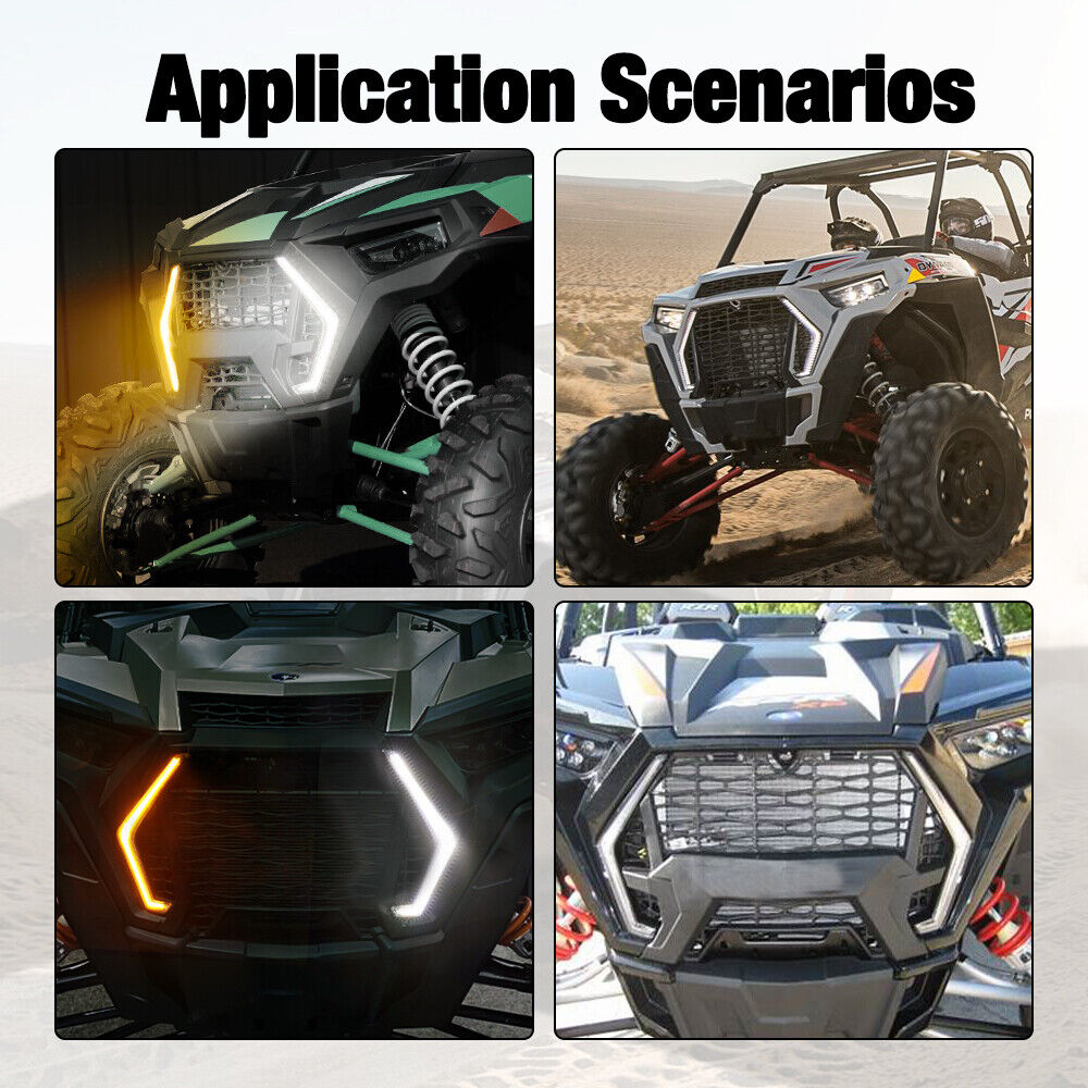 2019-2021 Fang Front & Rear Accent Light Kit for Polaris RZR XP 4 Turbo 1000