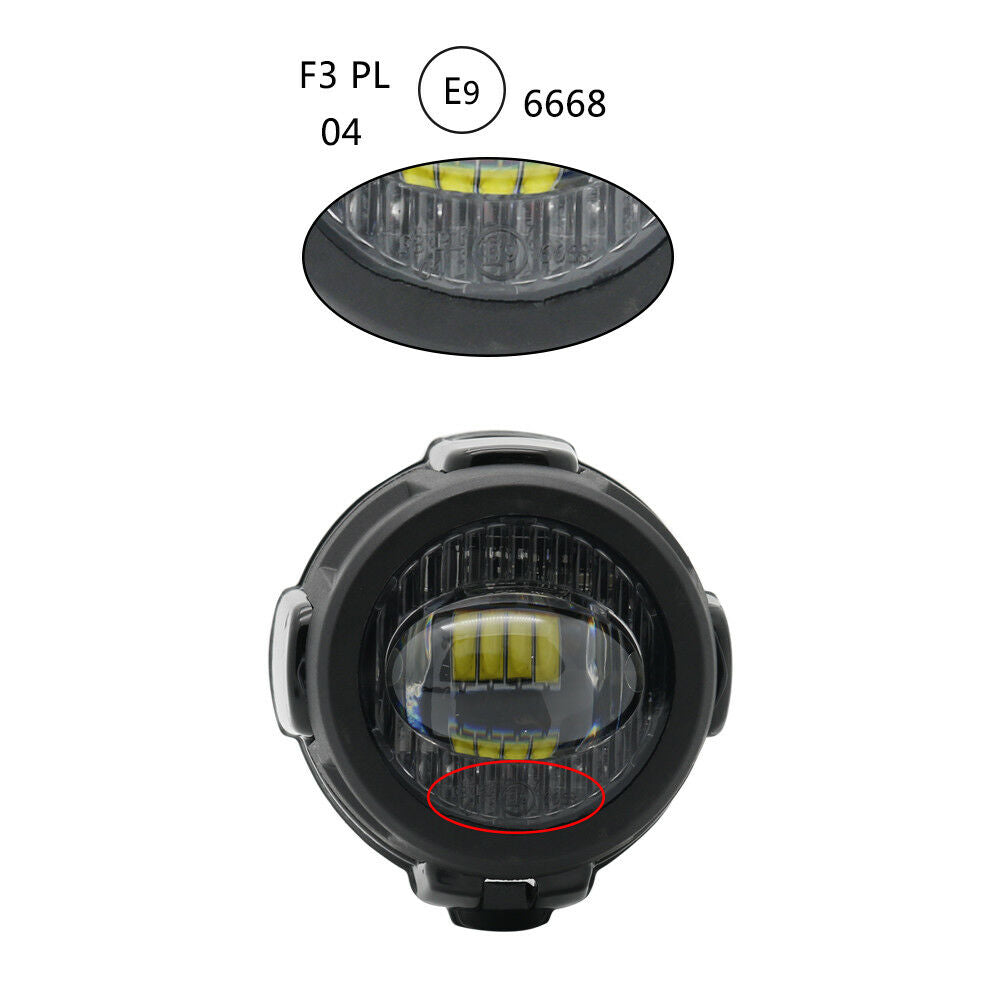 LED Pass Light & Protect Guards & Wiring Harness For BMW R1200 GS F700 F800GS