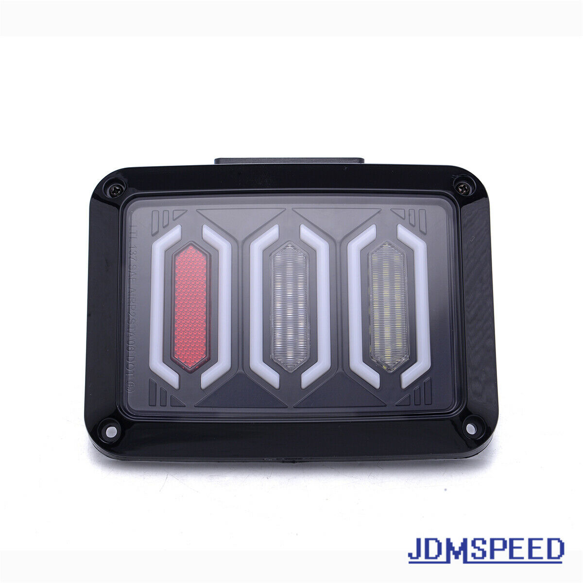 Pair LED Tail Light w/Turn Signal for Jeep Wrangler JKU JK Smoked Avenger 07-18