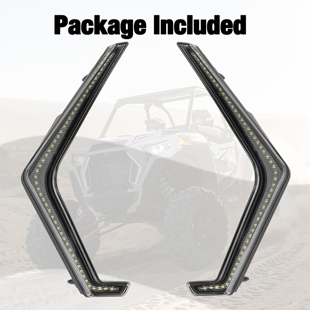 2019-2021 Fang Front & Rear Accent Light Kit for Polaris RZR XP 4 Turbo 1000