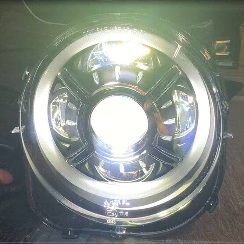 Plug and Play Led headlight Hi/Low beam with Halo For Jeep Renegade 2015-2022