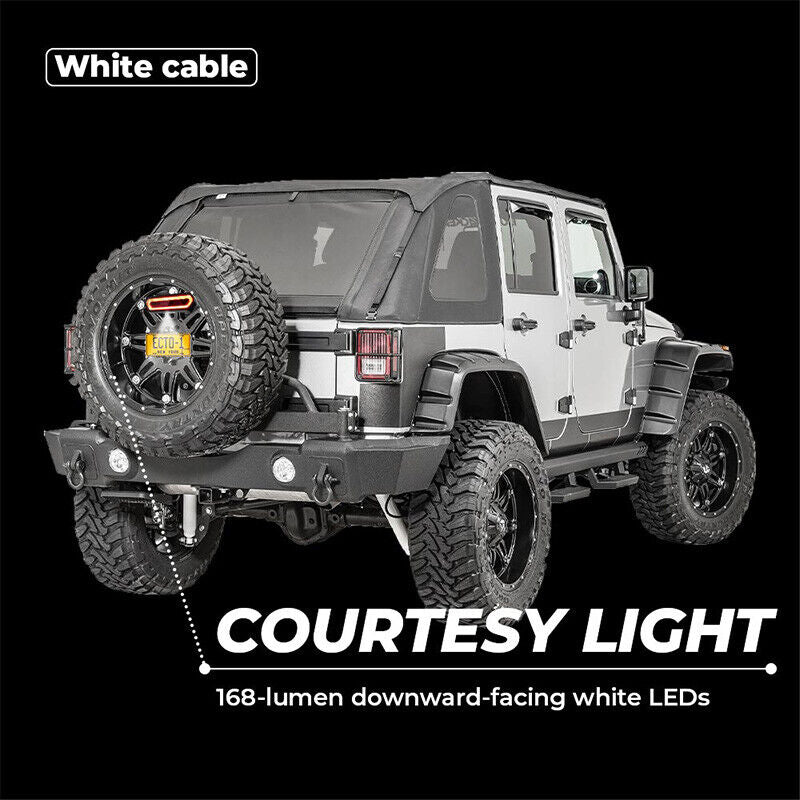 Rear Chase LED Light Bar Running Brake Reverse for Can-Am Commander Maverick X3 RZR 1000