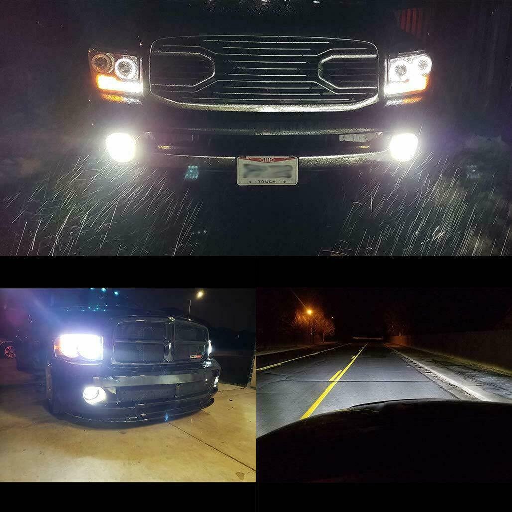 LED Projector Driving Fog Lights Fit For 02-08 Dodge Ram 1500 2500 3500