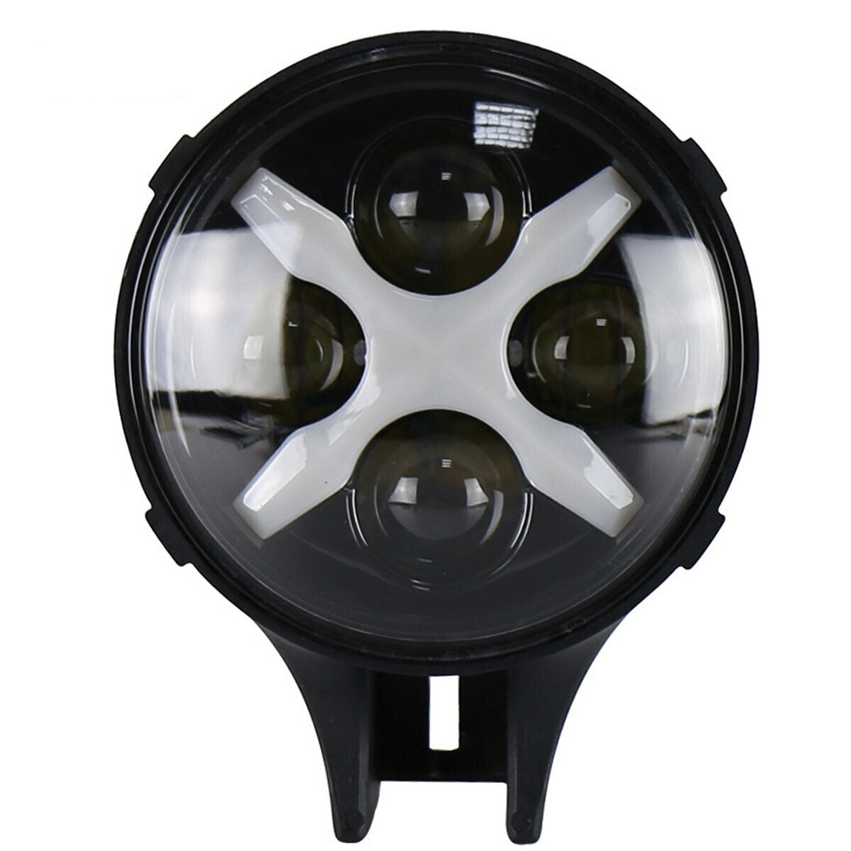2X 6" 60W Round LED Spot Light X DRL Turn Signal Waterproof For Jeep Off-road
