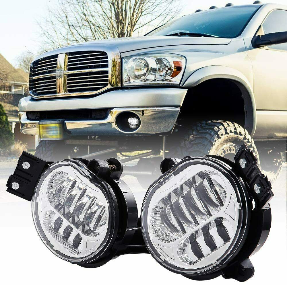 LED Fog Driving Lights Projector For Dodge Ram 1500 2500 3500 2002-2009 Pickup